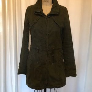 Abercrombie & Fitch faux fur lined jacket